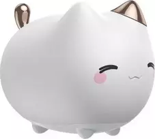 Baseus Cute serijos kačiuko silikoninė naktinė lemputė balta