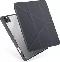 UNIQ dėklas Moven Apple iPad Pro 11" (2021/2020) Apple iPad Air 10.9" (2022/2020) Antimicrobial pilkos spalvos