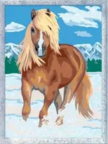 Ravensburger CreArt spalvinimo knygelė vaikams Royal Horse 18x24cm