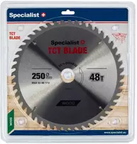Pjovimo diskas medienai Specialist Wood; 250x1,8x32 mm; Z48