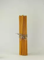 Salamina Bičių vaško žvakė Medaus spalvos 105 vnt 0,8x25 cm