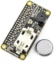 Msx Elektronika PiClock RTC PCF8563 I2C - realaus laiko laikrodis + garsinis signalas + baterija, skirtas Raspberry Pi