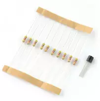 Oem DS18B20 temperatūros jutiklis + 4.7kΩ rezistoriai