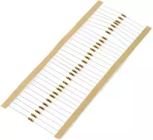 JustPi THT CF anglies rezistorius 1/4W 1.0kΩ - 30 vnt