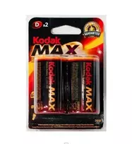 Kodak MAX D (LR20) baterijos - 2 lizdinės plokštelės