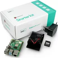 Raspberry Pi 4B WiFi 8GB RAM rinkinys su priedais - korpusas su dviem ventiliatoriais