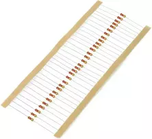 JustPi THT CF anglies rezistorius 1/4W 2.2kΩ - 30 vnt