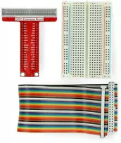 Openplatform GPIO išplėtimas nuo Raspberry 3B+/3B/2B/B+ iki kontaktinės plokštės + juosta + maketavimo plokštė