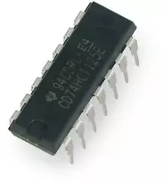 Texas Instruments Loginė grandinė CD74HCT125E - magistralės valdiklis - 4 kanalai