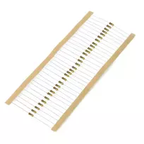 JustPi THT CF anglies rezistorius 1/4W 1MΩ - 30 vnt