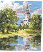 Alisa Beldizart Bažnyčia šalia tvenkinio S3-11