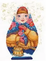 Alisa Beldizart PARDAVIMAS Matrioškos. Žiemos grožis S6-07 (D)