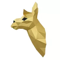 Beldizart WIZARDI 3D popieriaus maketai Lama (auksinis) PP-1LAM-GLD