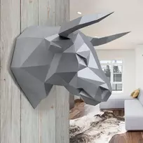 Beldizart Wizardi 3D popieriaus modelis Jautis PP-1BUL-SLV