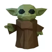 Beldizart WIZARDI 3D popieriniai modeliai Baby Yoda PP-2YDA-3WAS