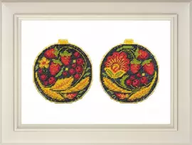 Oven Beldizart Kalėdų eglutės žaisliukas. Chochloma S1147