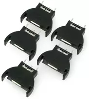 Oem CR2032 Baterijos laikiklis - vertikalus - 5 vnt