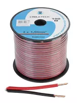 Cabletech Kolonėlių kabelis CCA 2x1.5mm 1m