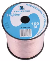 Cabletech Kolonėlių kabelis CCA 2.0mm 1m