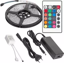 Rebel LED juostos RGB 5m rinkinys 12V