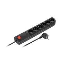 Elgotech Apsaugos nuo viršįtampių juosta 6xz/u 1.5 m juoda PSF4-601-2