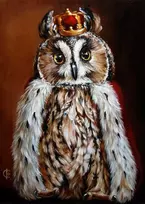 Wizardi Deimantinis paveikslas Owl King WD2468