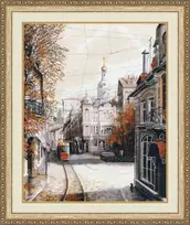 Zolotoe Runo Beldizart Kryželiu siuvinėjimo rinkinys "Geismų tramvajus" 45x36,7 cm S/GM039