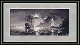 Zolotoe Runo Beldizart Siuvinėjimo rinkinys "Mėnulio pieva" 42.5x19 cm S/MM018