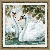 Baltas Swans siuvinėjimo rinkinys iš RIOLIS Nr.: 1726