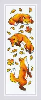 Foxes in the Leaves siuvinėjimo rinkinys iš RIOLIS Nr.: 1879