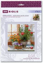 Crocuses On The Windowsill siuvinėjimo rinkinys iš RIOLIS Nr.: 1763