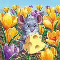 Wizardi Deimantinis paveikslas (Discontinued) Harvest Mouse WD2452