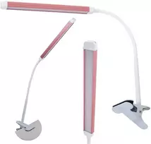 Stalinė lempa su klipsu ir LED apšvietimu