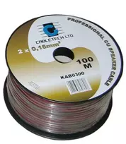 Cabletech Oem Kolonėlių kabelis 2x0.20mm 1m