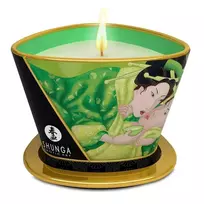 Shunga Masažinė žvakė „Žalias arbata“ 170 ml