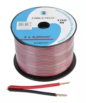 Cabletech Kolonėlių kabelis CCA 0.20mm 1m