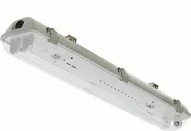 Loyal Lighting IP65 šviestuvas 2x LED vamzdeliui 60cm, AC230V, vienas maitinimo šaltinis, transp.