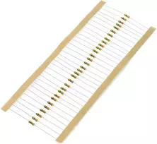 JustPi THT CF anglies rezistorius 1/4W 0Ω - 30 vnt