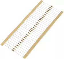 JustPi THT CF anglies rezistorius 1/4W 20Ω - 30 vnt