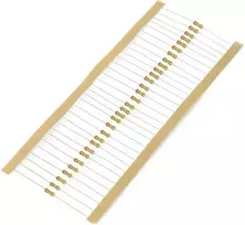 JustPi THT CF anglies rezistorius 1/4W 360kΩ - 30 vnt