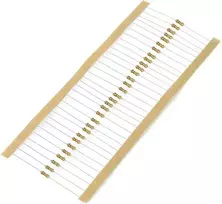 JustPi THT CF anglies rezistorius 1/4W 1Ω - 30 vnt