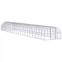 Lauko narvas viščiukams, 3x20x2m, galvanizuotas plienas