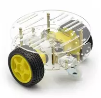 Oem Važiuoklė apvali 2WD - roboto važiuoklė su DC variklio pavara