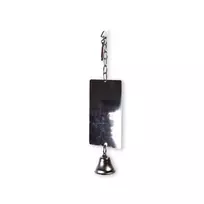 VADIGRAN Mirror Metal + Bell žaislas paukščiams 9x36cm