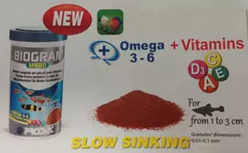 PRODAC BIOGRAN MIKRO pašaras žuvims 100ml 50g