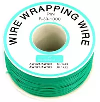 Oem Izoliuota PVC dengta 30AWG laidų vyniojimo vielos ritė 1000Ft - žalia