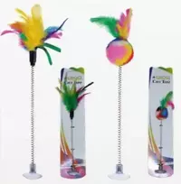Croci Spa spyruoklė su plunksnomis katėms 29cm 1 vnt.
