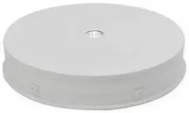 Puluz Elektrinis 360° besisukantis stovas su LED pašvietimu, apvalus 30cm, baltas