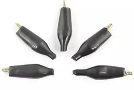 Oem Krokodilo jungtis 27mm juoda - 5 vnt