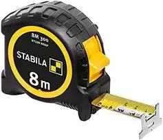Ruletė BM300 dvipusė metrinė skalė 27mm x 8m, Stabila